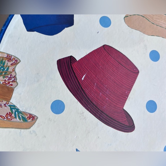 Vintage 2001 16” Diameter x 7.5” High Hat Box - Picture 5 of 6